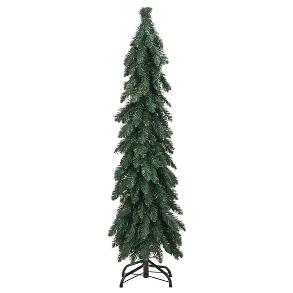 Belyst plastgran med 60 LEDs 120 cm