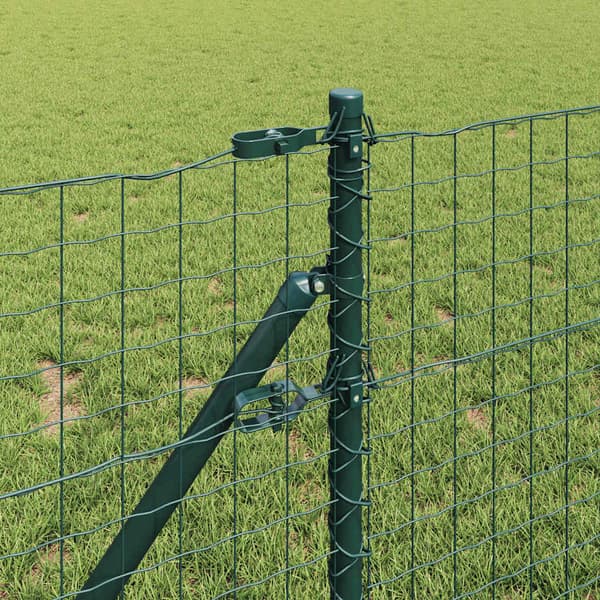 Inbäddad staketpost 52 st Grön Pulverlackerat stål