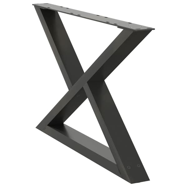 Soffbordsben 2 st antracit 70x(42-43,3) cm stål
