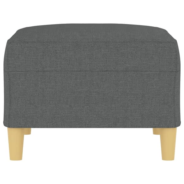 Fotpall mörkgrå 70x55x41 cm tyg