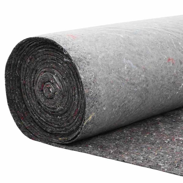 Dammmadrass Grå 1 x 50 m Polyester och Bomull