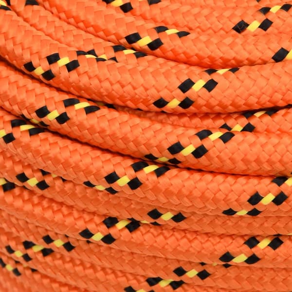 Båtlina orange 16 mm 25 m polypropylen