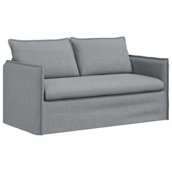 Soffa Ljusgrå 156 x 82 x 85 cm tyg