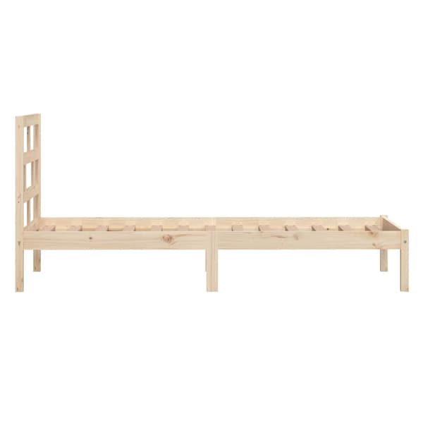 Sängram massivt trä 75x190 cm