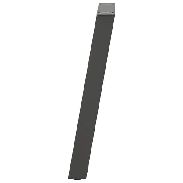 Konsolbordsben U-formade 2 st antracit 28x(72-73) cm stål