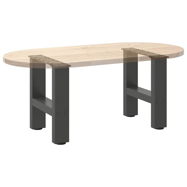 Soffbordsben antracit 2 st 40x(30-31) cm stål