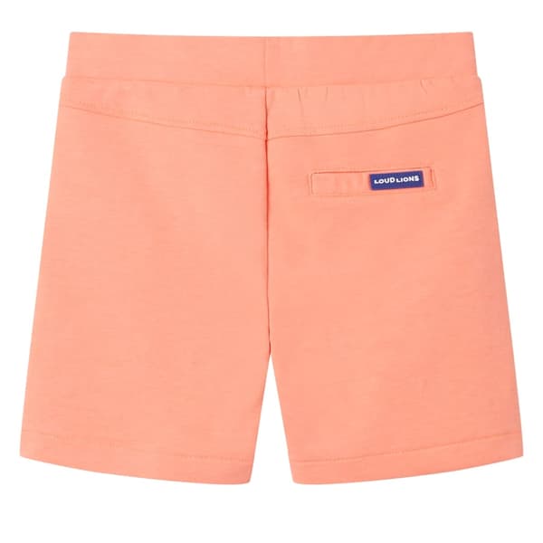 Barnshorts med snöre neon orange 128