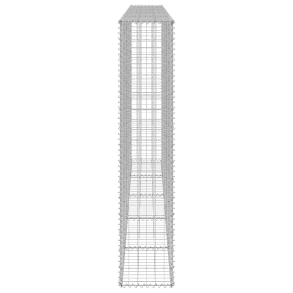 Gabionmur galvaniserat stål 300x30x150 cm