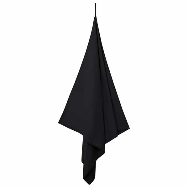 Sporthanddukar 2 pcs Svart 200 x 100 cm Polyester och polyamid