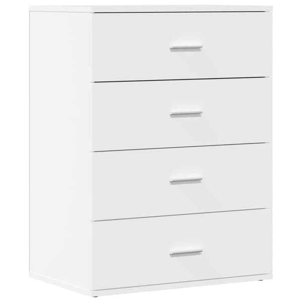 Skänkar 2 st vit 60x39x80 cm konstruerat trä