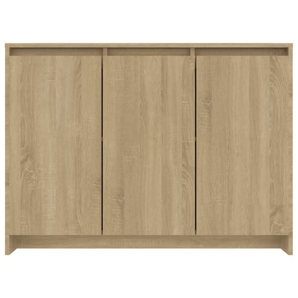 Skänk sonoma-ek 102x33x75 cm konstruerat trä