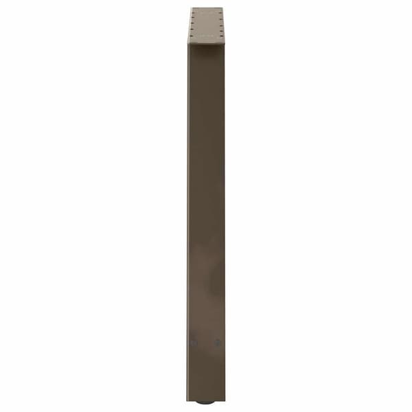 Matbordsben A-formade 2 st 100x(72-73) cm stål