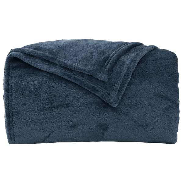Filtar 6 pcs Mörkblå 220 x 240 cm Fleece