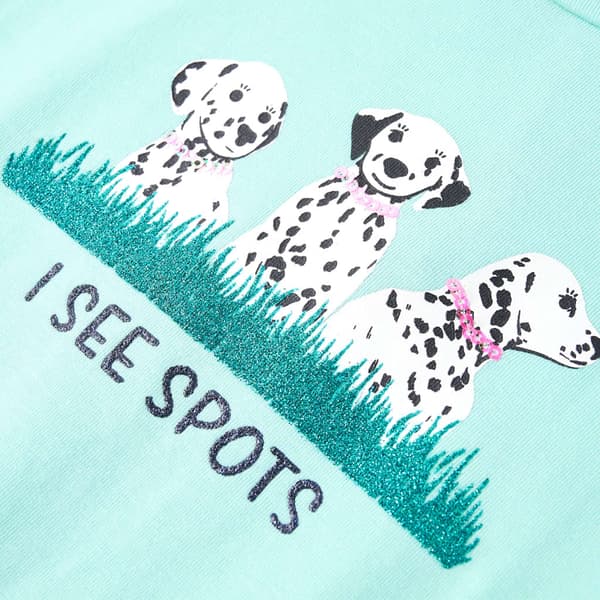 T-shirt för barn ljus mintgrön 128