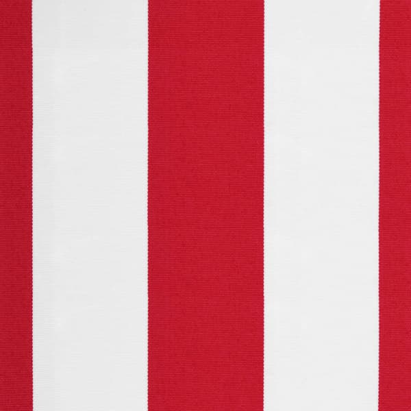 Ersättningstyg för markis röd och vit 350x250 cm polyester