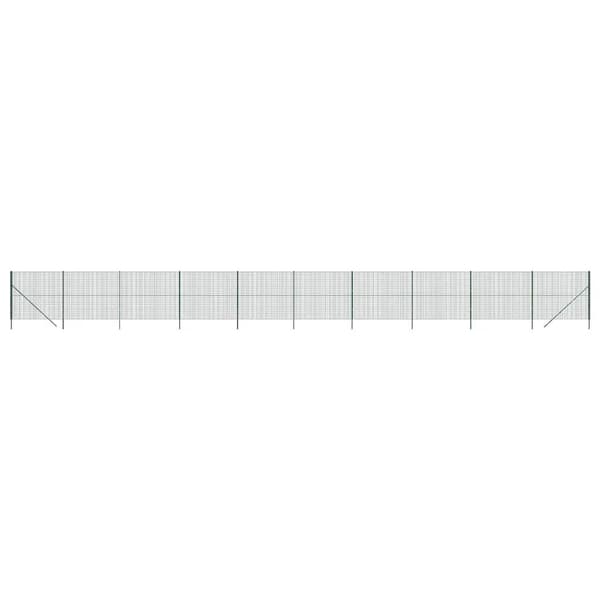 Stängsel grön 1,4x25 m galvaniserat stål