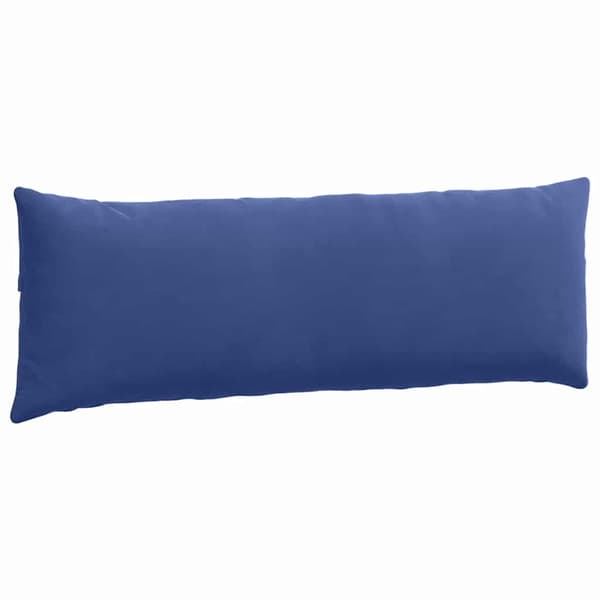 Sofakuddar 2 pcs Polisblå 120 x 40 cm Kordread tyg