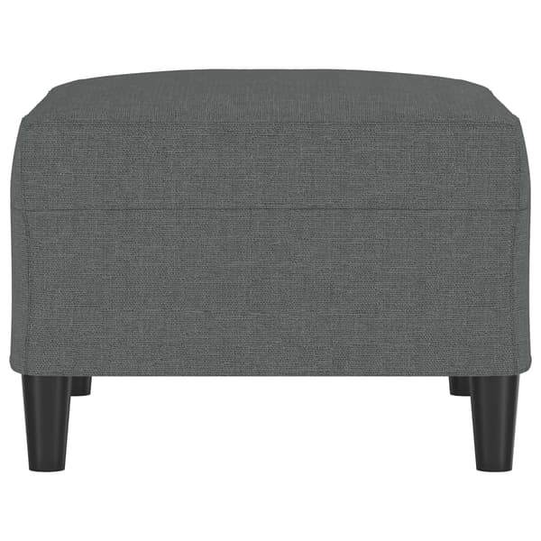 Fotpall mörkgrå 70x55x41 cm tyg
