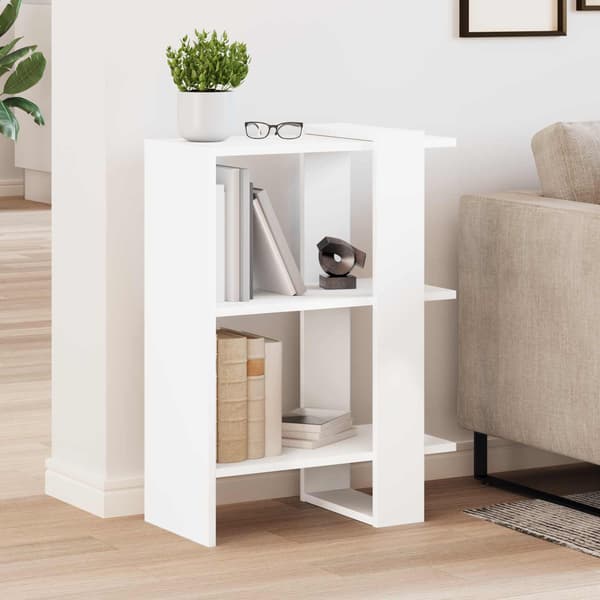 Hyllsystem Vit 52 x 25 x 71,5 cm Konstruerat trä