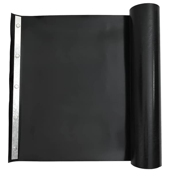 Rotspärr Svart 0,7 x 5 m polyeten