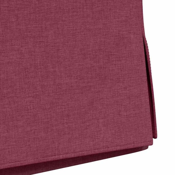 Matstolar 2 pcs Vinröd 57 x 67 x 98 cm tyg