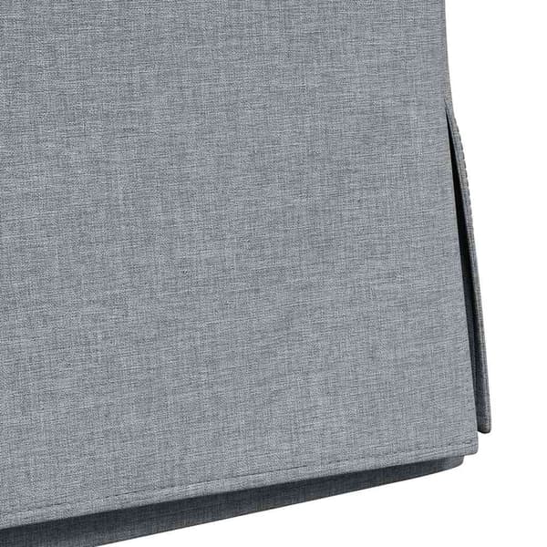 Matstolar 2 pcs Ljusgrå 57 x 67 x 98 cm tyg
