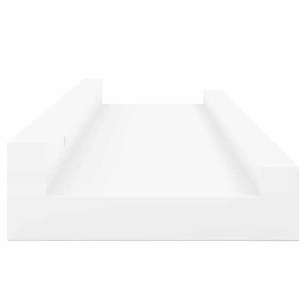 Vägghyllor 4 st vit 60x9x3 cm