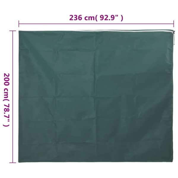 Fiberduk med blixtlås 70 g/m² 2,36x2 m