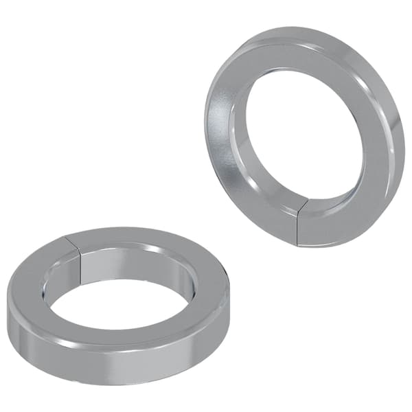 Fjädrande tvätt 2 pcs Vit 13 x 1 mm Järn