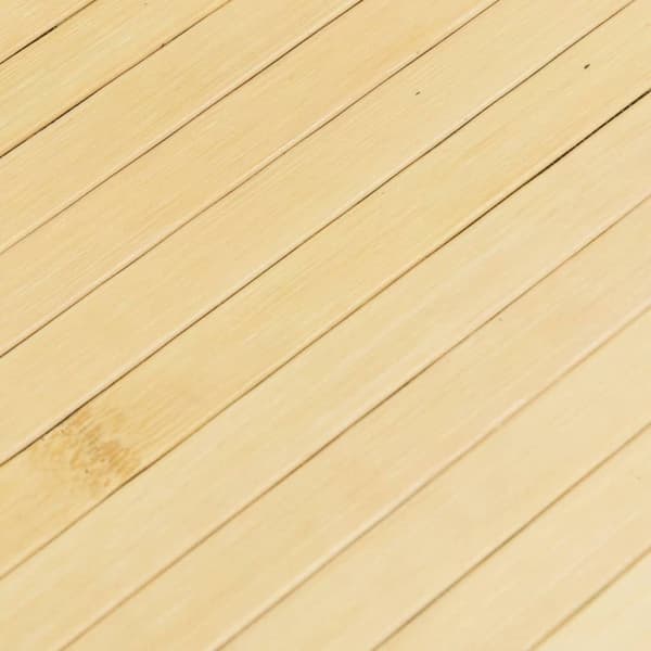 Matta rektangulär ljus naturlig 100x200 cm bambu