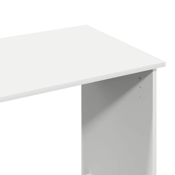 Skrivbord vit 80x40x75 cm konstruerat trä