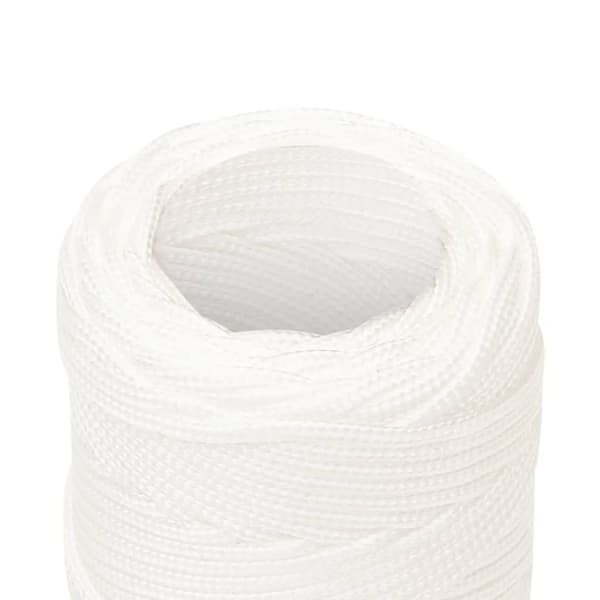 Båtlina helvit 2 mm 50 m polypropylen