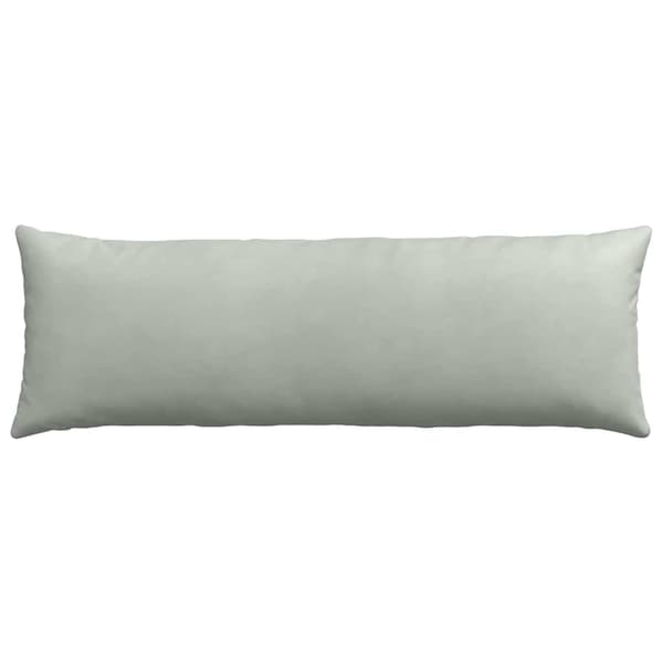 Sofakuddar 2 pcs Ljusgrå 120 x 40 cm Kordread tyg