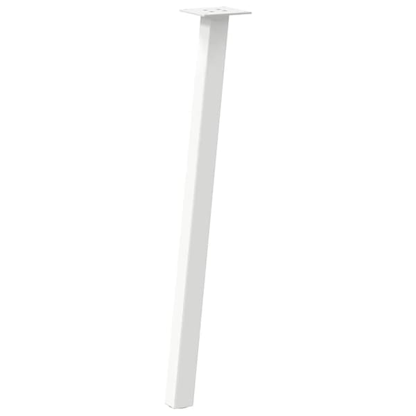 Konsolbordsben 4 st vita 72 cm stål