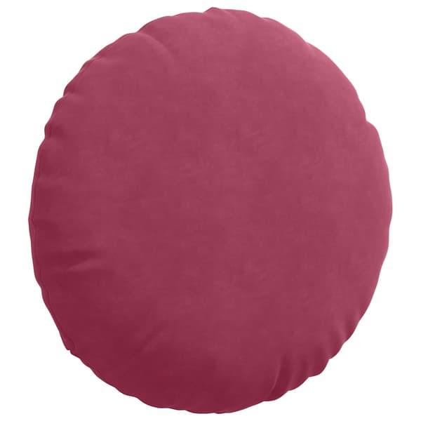 Sittkuddar 2 pcs Vinröd Ø 80 x 29 cm Sammet