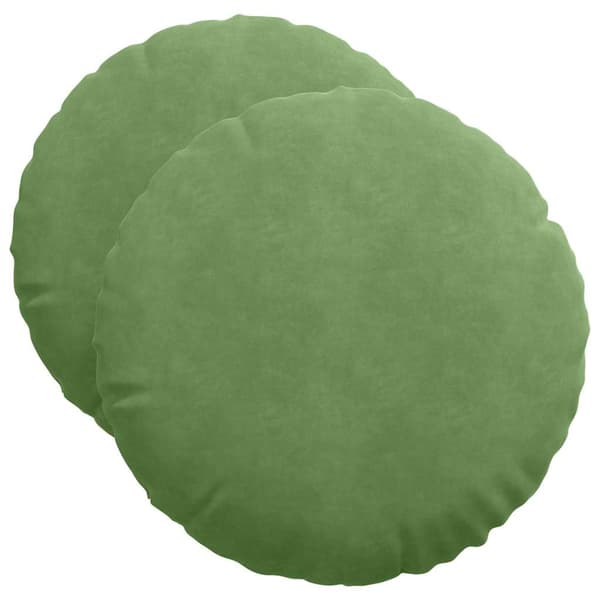 Sittkuddar 2 pcs Ljusgrön Ø50 x 19 cm Sammet