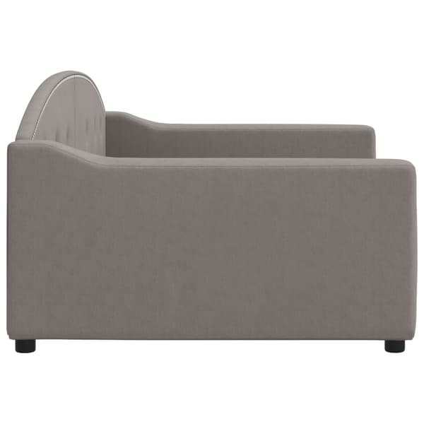 Dagbädd taupe 100x200 cm tyg