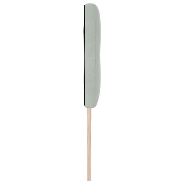 Huvudgavel Ljusgrå 180 cm Sammet