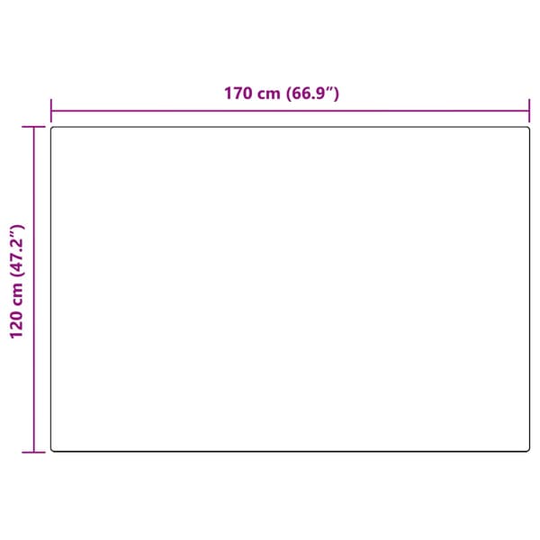 Fuskfäll matta TAFALLA Antracit 120 x 170 cm Polyester