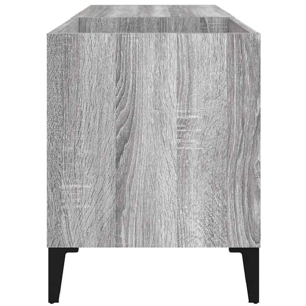 Stereobänk grå sonoma 84,5x38x48 cm konstruerat trä