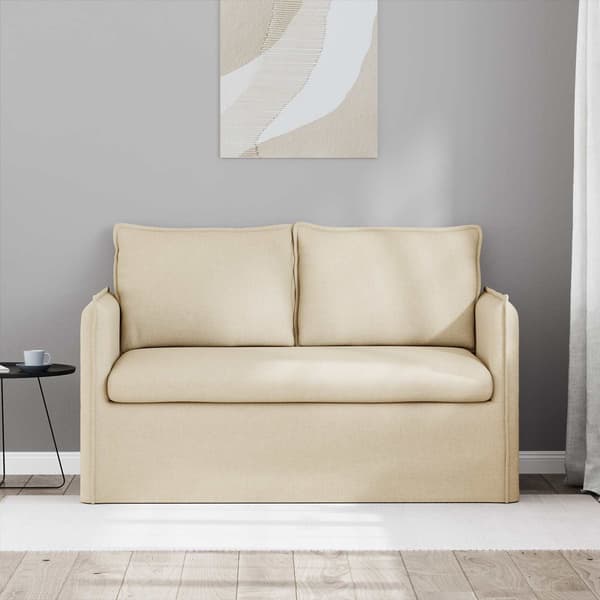 Soffa Kräm 136 x 82 x 85 cm tyg
