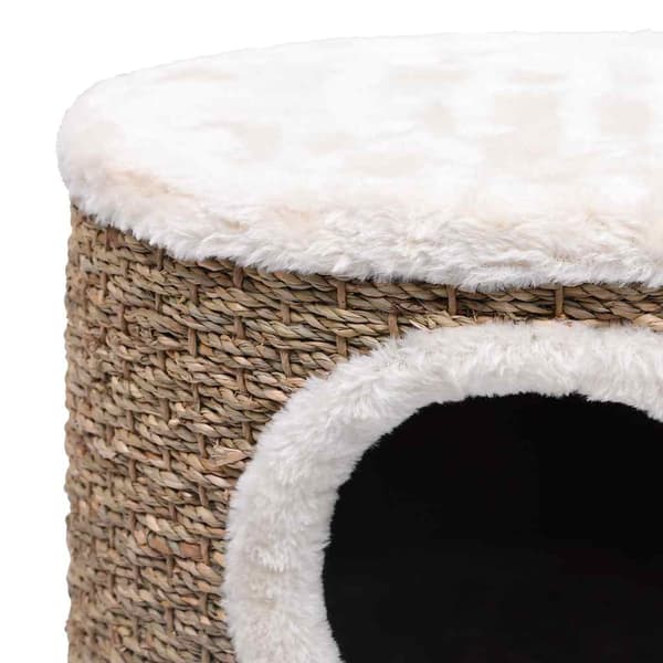 Kattkoja med träben 41 cm sjögräs