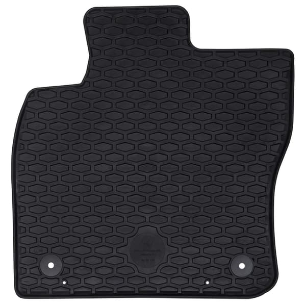 Bilmatta 2 pcs Svart Passar för VW CADDY 2020- Gummi