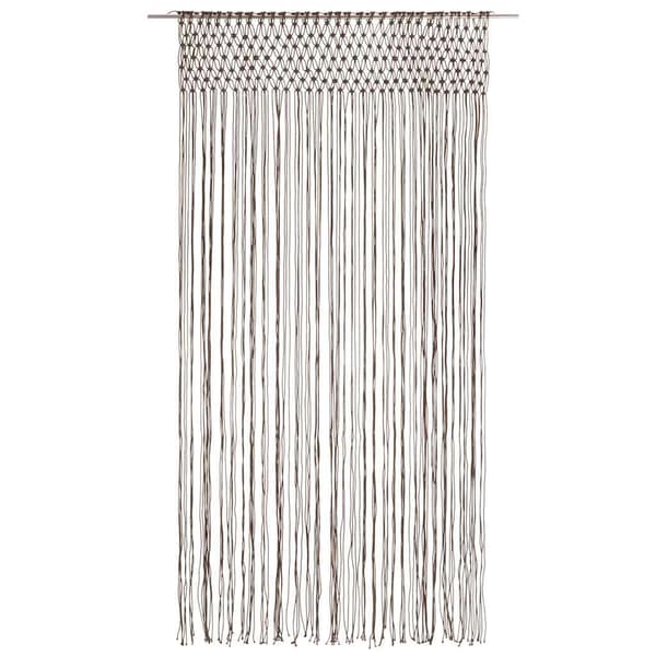 Gardin makramé taupe 140x240 cm bomull