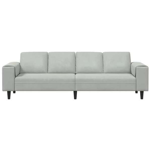 Vardagsrumsoffa Ljusgrå 250 x 77 x 76 cm