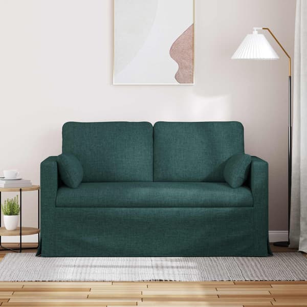 Soffa Mörkgrön 139 x 78 x 80 cm tyg