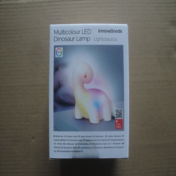 Dinosaur multifarvet LED-lampe Lightosaurus InnovaGoods