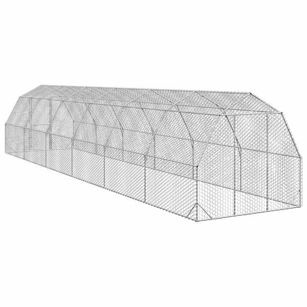 Hönsgård 2,5x12x2,25 m galvaniserat stål