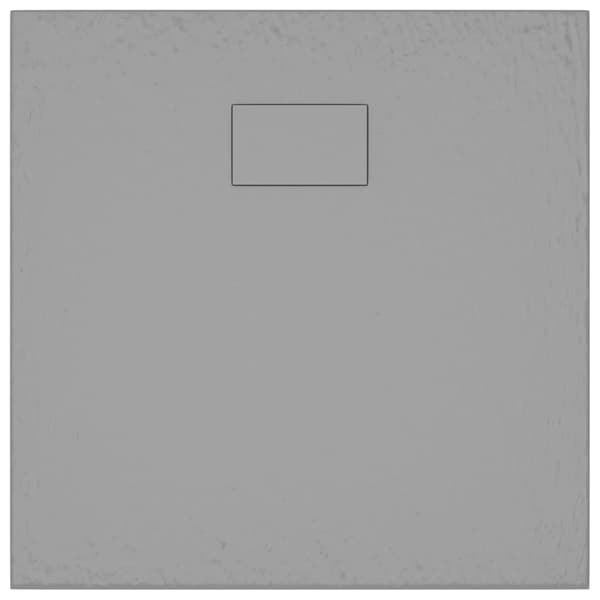 Duschkar SMC grå 80x80 cm