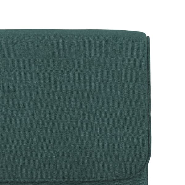 Loungestol mörkgrön 55x64x80 cm tyg
